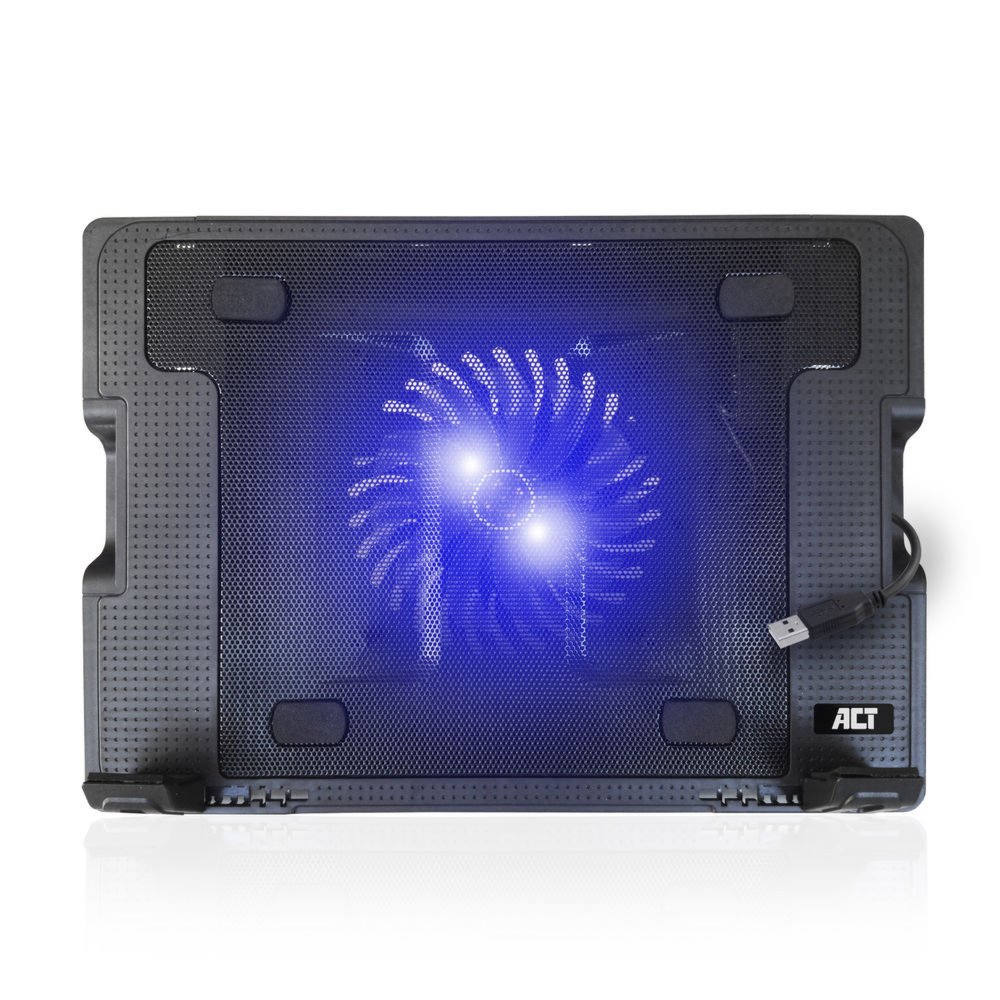 ACT AC8110 | Notebook Cooling Pad | 43,9 cm (17.3") | 1000 RPM | Zwart 3 ACT AC8110 | Notebook Cooling Pad | 43,9 cm (17.3") | 1000 RPM | Zwart - Afbeelding 3