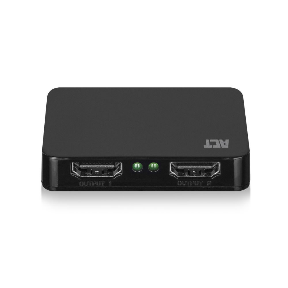 ACT AC7835 | 1x2 HDMI 1.4 Splitter | 4K @30Hz | HDCP 1.4 | USB-gevoed 2 ACT AC7835 | 1x2 HDMI 1.4 Splitter | 4K @30Hz | HDCP 1.4 | USB-gevoed - Afbeelding 2