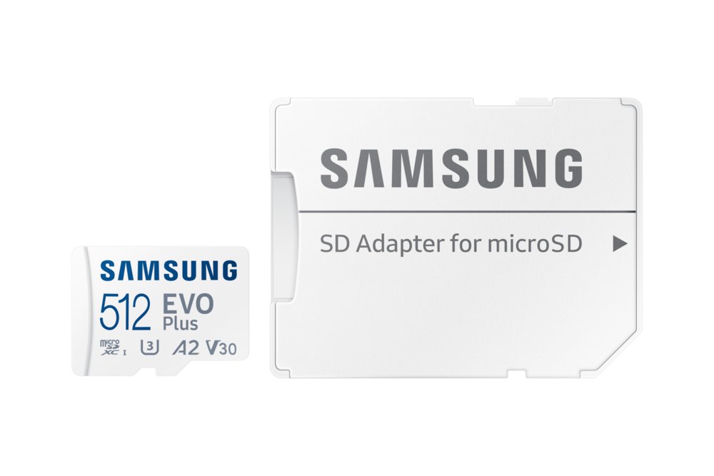 Samsung EVO Plus | MicroSDXC | 512GB | Class 10 | UHS-I U3 | V30 | A2 | Tot 160MB/s | Inclusief adapter 7 Samsung EVO Plus | MicroSDXC | 512GB | Class 10 | UHS-I U3 | V30 | A2 | Tot 160MB/s | Inclusief adapter - Afbeelding 7