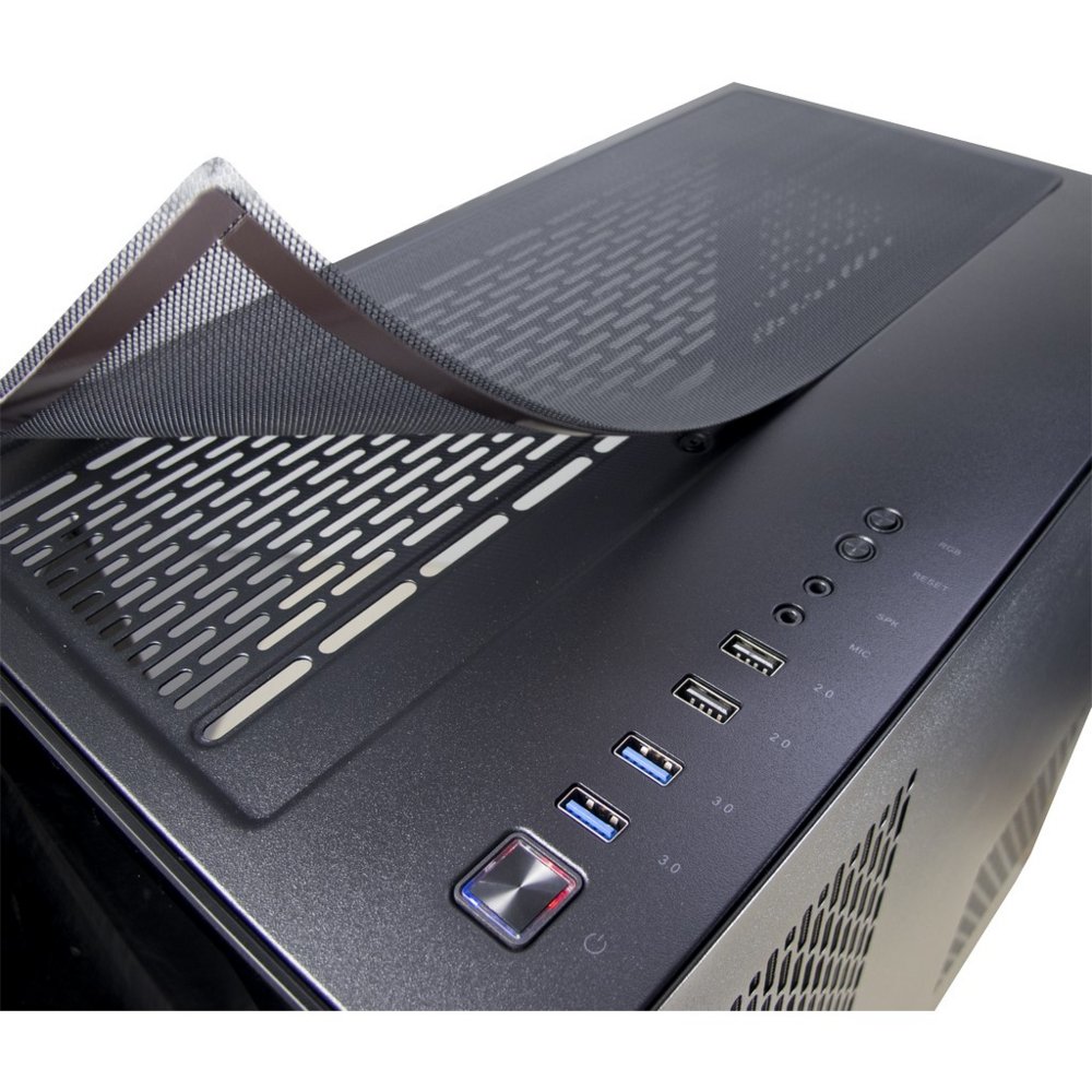 Inter-Tech C-701 Panorama | Full Tower Case | Zwart 10 Inter-Tech C-701 Panorama | Full Tower Case | Zwart - Afbeelding 10
