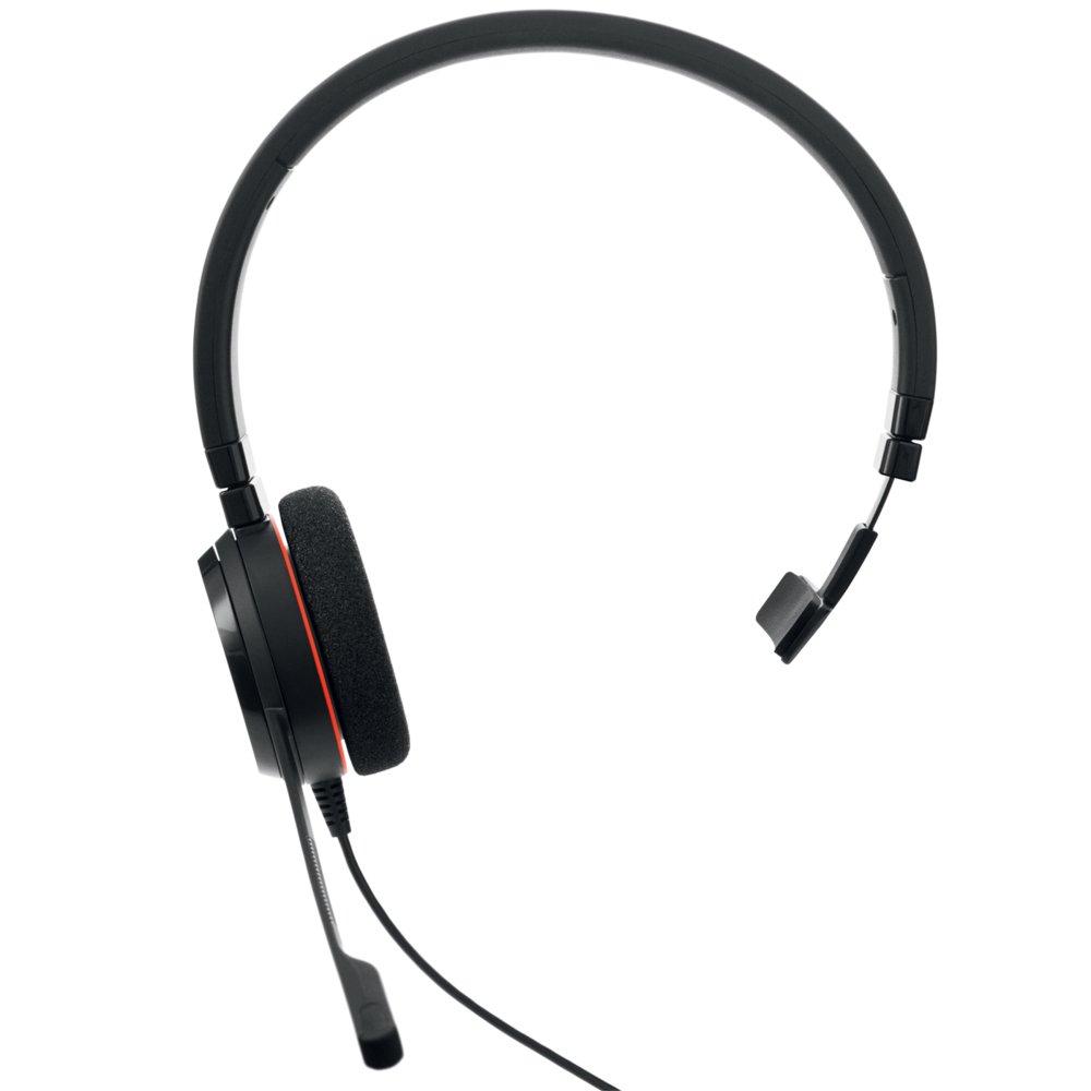Jabra Evolve 20 UC | Bedrade On-ear Mono Headset | USB-A | Zwart 4 Jabra Evolve 20 UC | Bedrade On-ear Mono Headset | USB-A | Zwart - Afbeelding 4