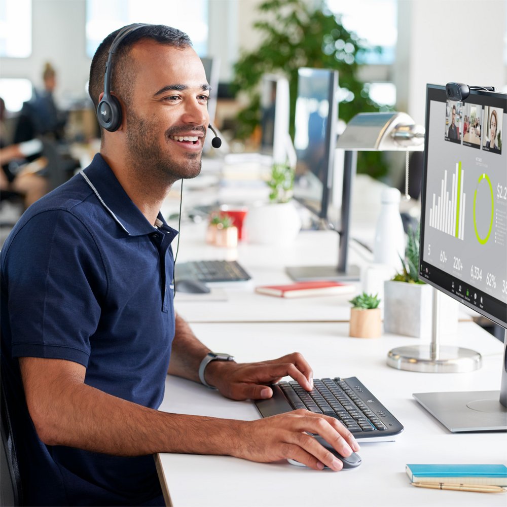 Logitech H111 | On-Ear Bedrade 3,5mm Koptelefoon met Microfoon | Grijs 13 Logitech H111 | On-Ear Bedrade 3,5mm Koptelefoon met Microfoon | Grijs - Afbeelding 13