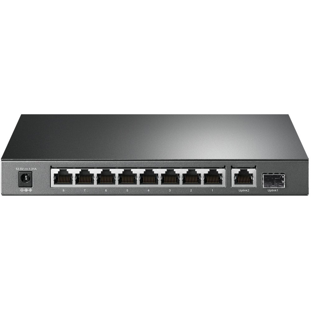 TP-Link TL-SG1210P | Unmanaged Switch | 10 Poorten | Gigabit Ethernet (10/100/1000 Mbps) | PoE | Grijs 2 TP-Link TL-SG1210P | Unmanaged Switch | 10 Poorten | Gigabit Ethernet (10/100/1000 Mbps) | PoE | Grijs - Afbeelding 2