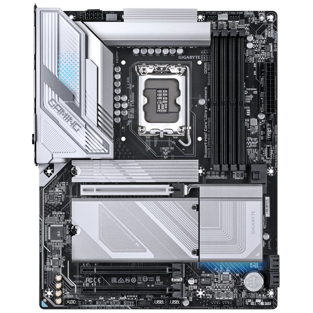Gigabyte B860 GAMING X WIFI6E | Socket LGA 1851 (V1) | Intel B860 | 4xDDR5 | ATX | Moederbord 2 Gigabyte B860 GAMING X WIFI6E | Socket LGA 1851 (V1) | Intel B860 | 4xDDR5 | ATX | Moederbord - Afbeelding 2