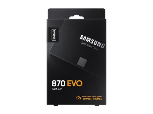 Samsung 870 EVO | 250GB SATA SSD | 2.5'' | 560MB/s Lezen | 530MB/s Schrijven 7 Samsung 870 EVO | 250GB SATA SSD | 2.5'' | 560MB/s Lezen | 530MB/s Schrijven - Afbeelding 7