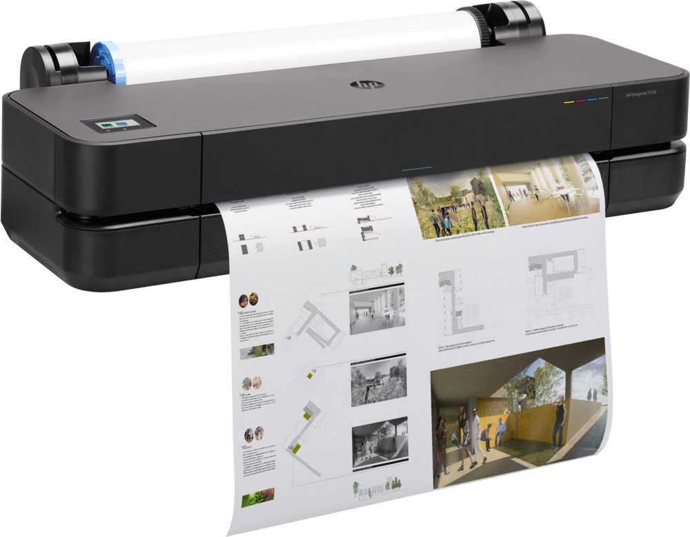 HP DesignJet T230 24'' Grootformaat Inkjetprinter | 2400 x 1200 DPI | Wifi | Kleur 6 HP DesignJet T230 24'' Grootformaat Inkjetprinter | 2400 x 1200 DPI | Wifi | Kleur - Afbeelding 6