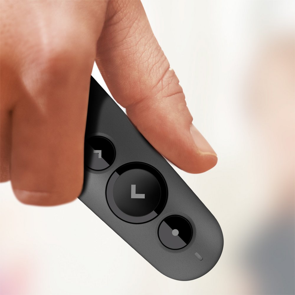 Logitech R500 | Draadloze Presenter | Bluetooth/RF | Grafiet | 20 m Bereik | Rood Laser 2 Logitech R500 | Draadloze Presenter | Bluetooth/RF | Grafiet | 20 m Bereik | Rood Laser - Afbeelding 2