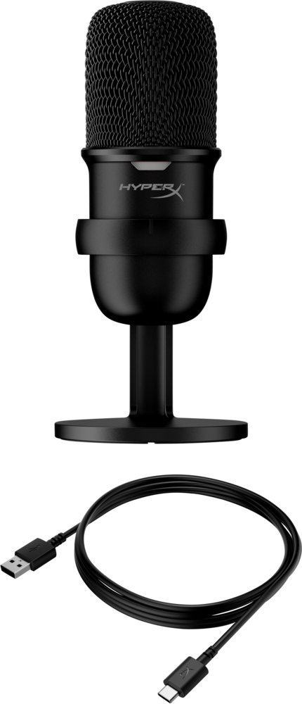 HyperX SoloCast | USB Condensator Gaming Microfoon | 24-bit/96kHz | Tap-to-Mute | Cardioïde | Zwart 12 HyperX SoloCast | USB Condensator Gaming Microfoon | 24-bit/96kHz | Tap-to-Mute | Cardioïde | Zwart - Afbeelding 12