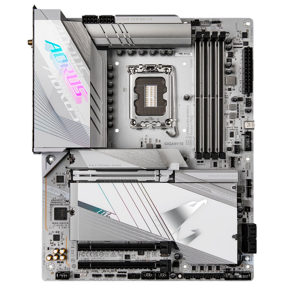 Gigabyte Z790 AORUS PRO X | Socket LGA 1700 | Intel Z790 | 4xDDR5 | ATX | Moederbord 2 Gigabyte Z790 AORUS PRO X | Socket LGA 1700 | Intel Z790 | 4xDDR5 | ATX | Moederbord - Afbeelding 2