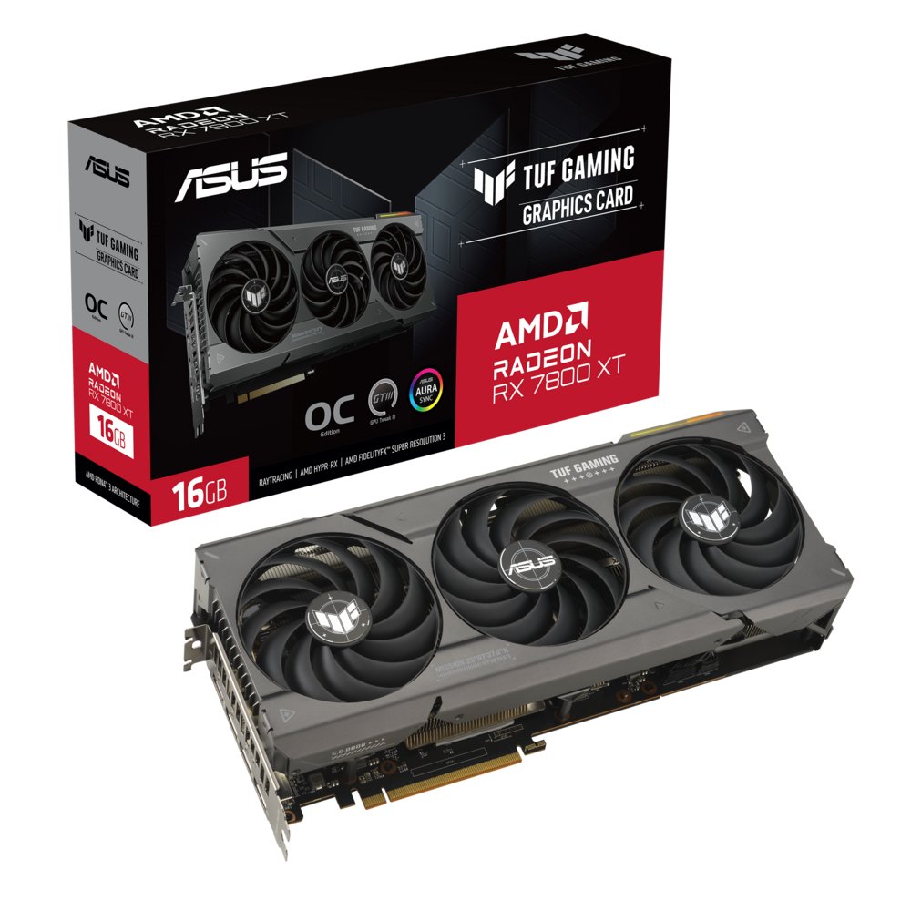 ASUS TUF Gaming Radeon RX 7800 XT OC Edition | 16GB GDDR6 VRAM | Videokaart | GPU | AMD 14 ASUS TUF Gaming Radeon RX 7800 XT OC Edition | 16GB GDDR6 VRAM | Videokaart | GPU | AMD - Afbeelding 14