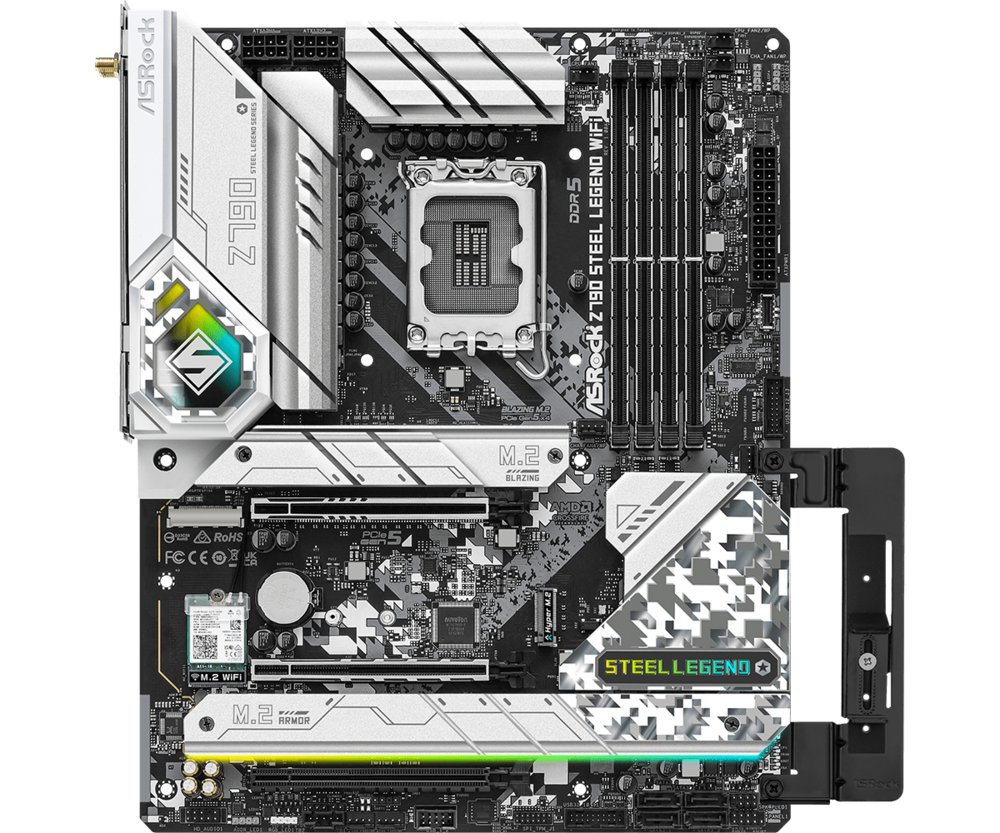 Asrock Z790 Steel Legend WiFi | Socket LGA 1700 | Intel Z790 | 4xDDR5 | ATX | Moederbord 1 Asrock Z790 Steel Legend WiFi | Socket LGA 1700 | Intel Z790 | 4xDDR5 | ATX | Moederbord