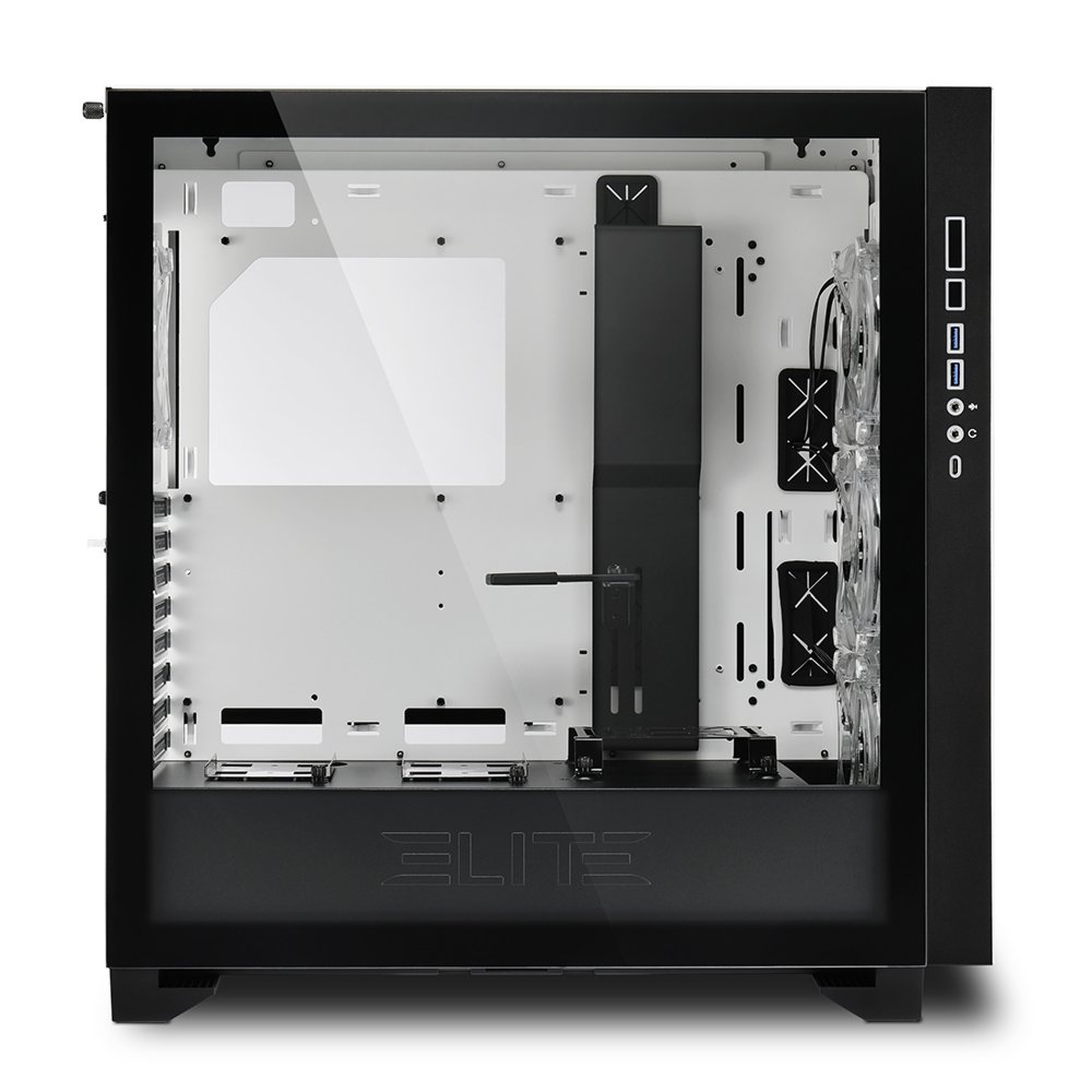 Sharkoon ELITE SHARK CA300T | Tower Behuizing | Wit 6 Sharkoon ELITE SHARK CA300T | Tower Behuizing | Wit - Afbeelding 6