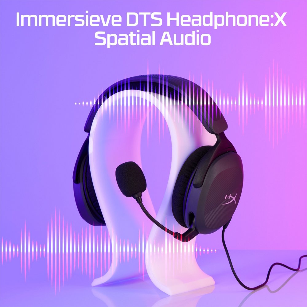 HyperX Cloud Stinger 2 Core | Bedrade Over-ear Gaming Headset | 3.5mm | Zwart 9 HyperX Cloud Stinger 2 Core | Bedrade Over-ear Gaming Headset | 3.5mm | Zwart - Afbeelding 9