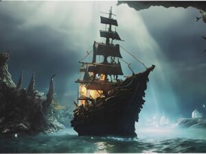Baracuda GHOSTSHIP | Gaming Mousepad | 75x35cm | Anti-slip