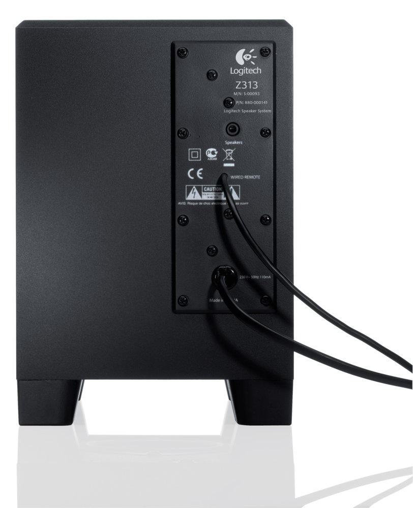 Logitech Z313 | 2.1 Luidsprekerset | Krachtig Stereo Geluid | 50W RMS 9 Logitech Z313 | 2.1 Luidsprekerset | Krachtig Stereo Geluid | 50W RMS - Afbeelding 9