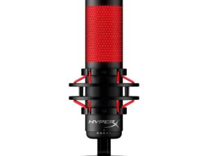 HyperX QuadCast | USB-microfoon | Rode verlichting | Voor pc en console | Zwart/Rood | Open Box