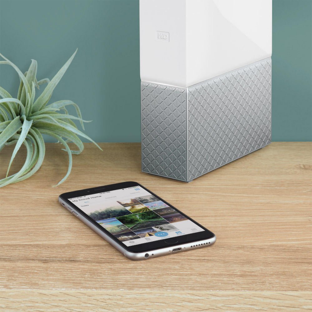 WD My Cloud Home | Persoonlijke Cloud Storage | 3000GB | USB 3.2 & Gigabit Ethernet 2 WD My Cloud Home | Persoonlijke Cloud Storage | 3000GB | USB 3.2 & Gigabit Ethernet - Afbeelding 2