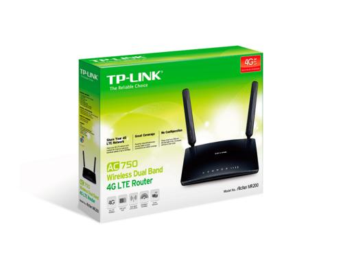 TP-Link Archer MR200 | 4G LTE Router | WiFi 5 (AC750) | Ethernet Dual-band (2.4 GHz / 5 GHz) | 733 Mbit/s 5 TP-Link Archer MR200 | 4G LTE Router | WiFi 5 (AC750) | Ethernet Dual-band (2.4 GHz / 5 GHz) | 733 Mbit/s - Afbeelding 5