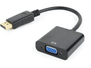 Gembird A-DPM-VGAF-02 | DisplayPort naar VGA Adapter | Zwart