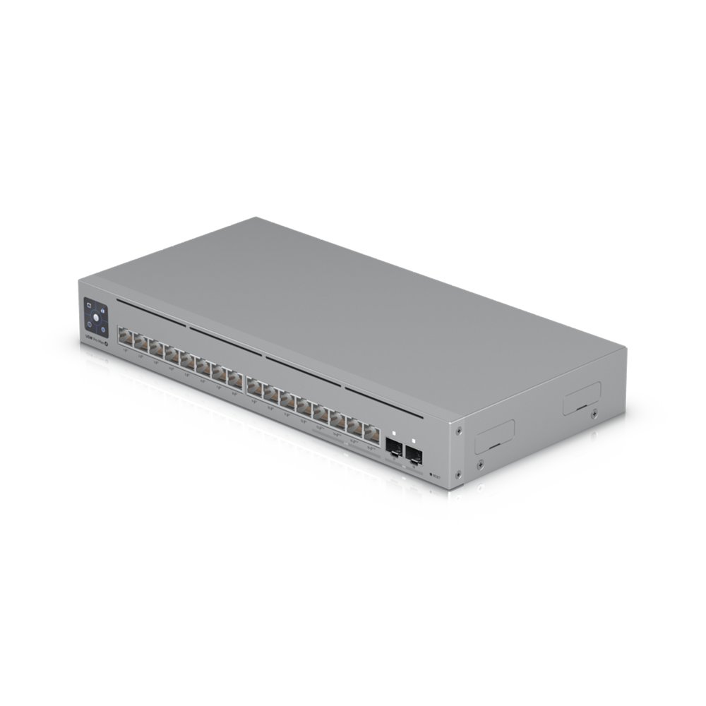 Ubiquiti UniFi Switch Pro Max 16 PoE | 16-Poorts 2.5G Switch | Managed L3 | 4x PoE++ + 12x PoE+ | Zilver 1 Ubiquiti UniFi Switch Pro Max 16 PoE | 16-Poorts 2.5G Switch | Managed L3 | 4x PoE++ + 12x PoE+ | Zilver