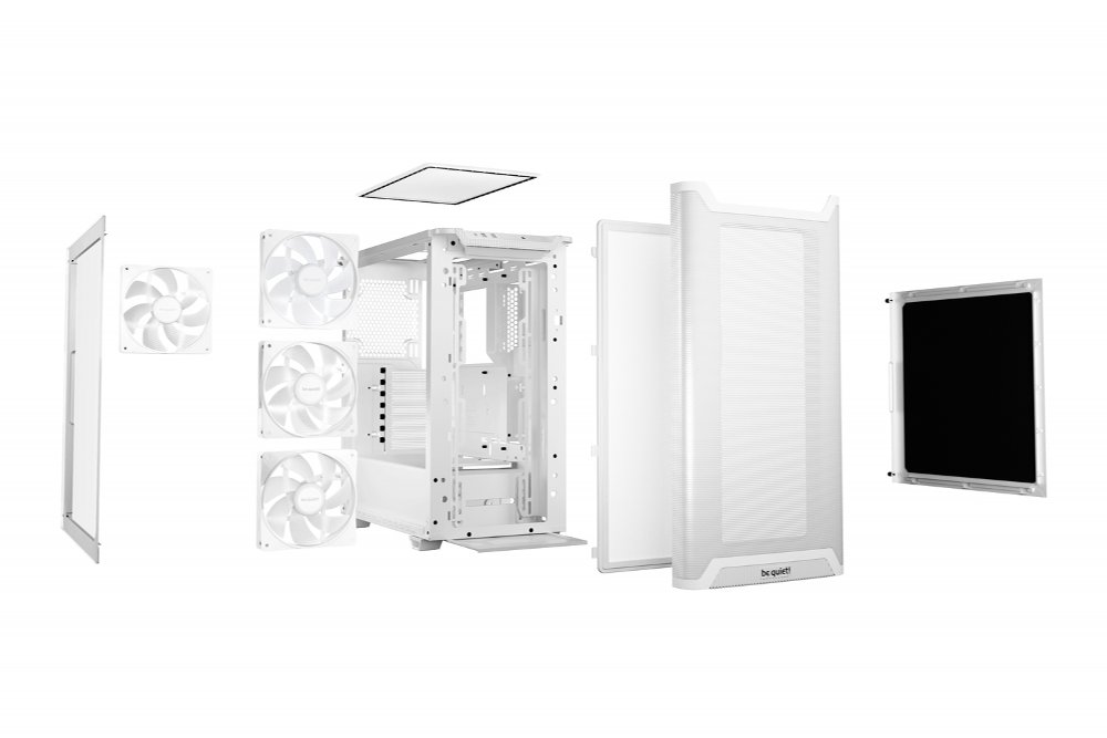be quiet! PURE BASE 501 LX RGB | Midi Tower Case | Wit 4 be quiet! PURE BASE 501 LX RGB | Midi Tower Case | Wit - Afbeelding 4
