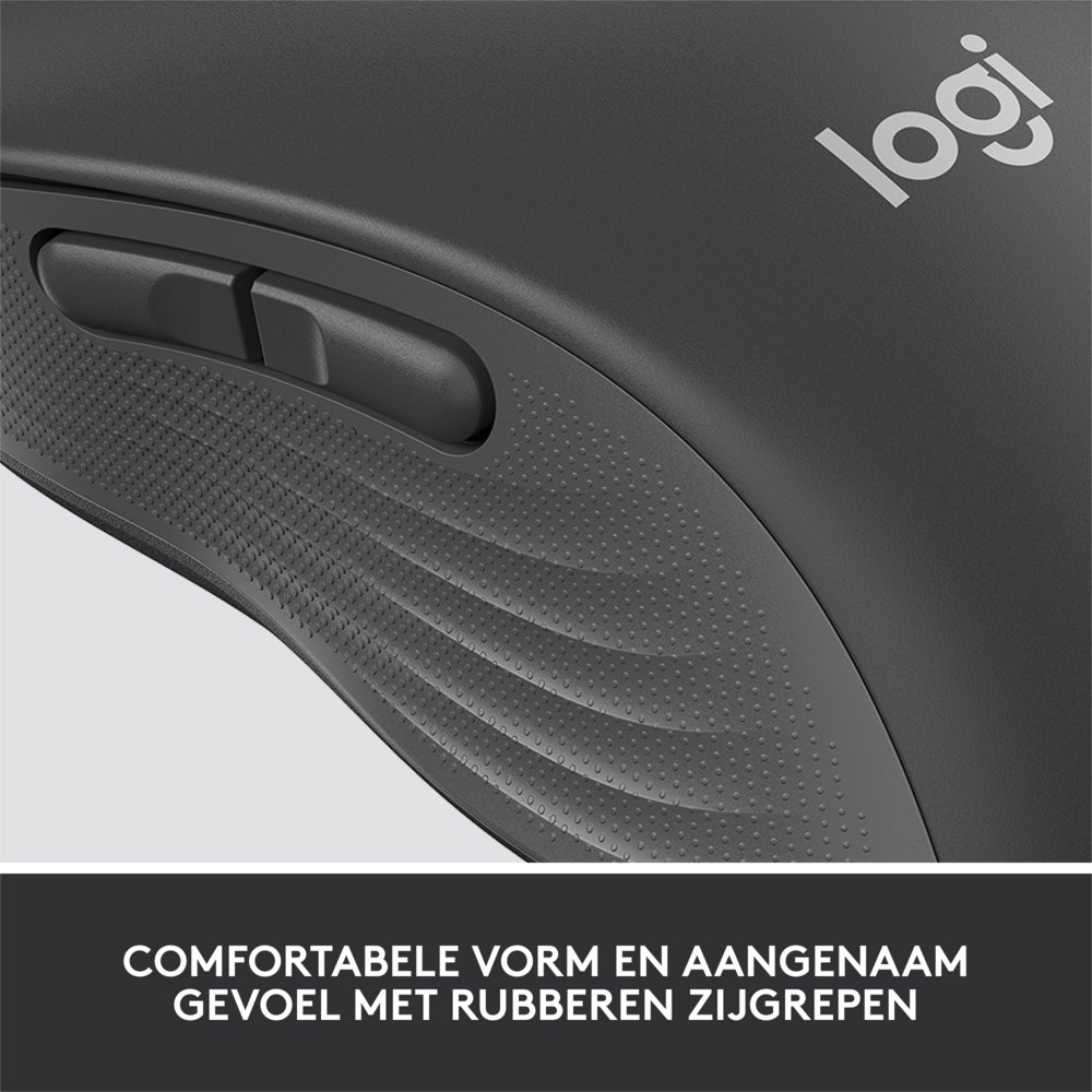 Logitech Signature M650 | Draadloze Muis | RF-Draadloos + Bluetooth | 1000 DPI | Grafiet 12 Logitech Signature M650 | Draadloze Muis | RF-Draadloos + Bluetooth | 1000 DPI | Grafiet - Afbeelding 12