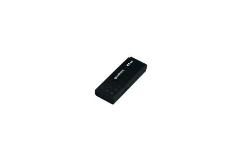 Goodram UME3 | 64GB USB-A 3.2 Flash Drive | Zwart 2 Goodram UME3 | 64GB USB-A 3.2 Flash Drive | Zwart - Afbeelding 2