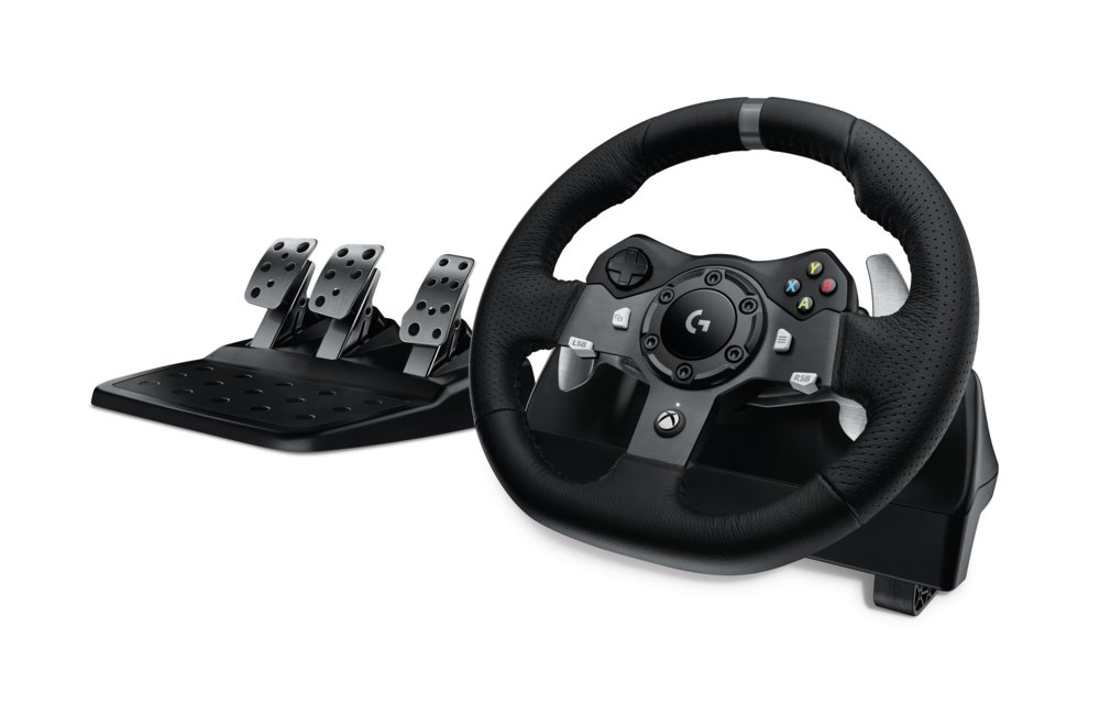 Logitech G920 Driving Force | Racestuur en pedalen | Force Feedback | 900° rotatie | USB 2.0 | Compatibel met Xbox Series X|S, Xbox One en PC | Zwart 1 Logitech G920 Driving Force | Racestuur en pedalen | Force Feedback | 900° rotatie | USB 2.0 | Compatibel met Xbox Series X|S