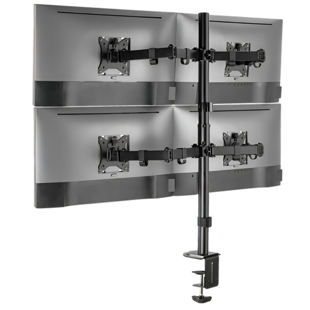 SBOX LCD-352/4-2 | Verstelbare Monitor-bureaubeugel | Tot 32" | Max 9kg | VESA 100x100 | 4 Monitoren 6 SBOX LCD-352/4-2 | Verstelbare Monitor-bureaubeugel | Tot 32" | Max 9kg | VESA 100x100 | 4 Monitoren - Afbeelding 6