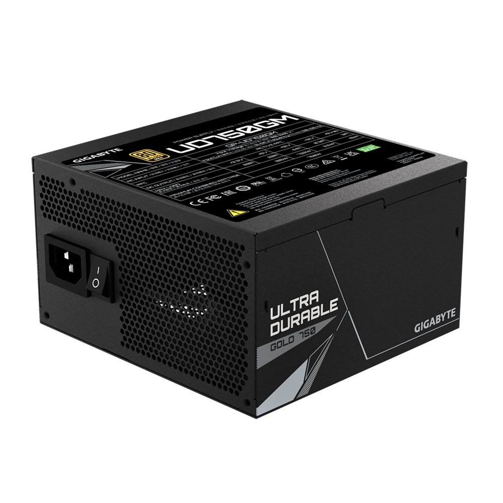 Gigabyte GP-UD750GM | 750 Watt Gold ATX PSU | Modulair | Power Supply | Voeding 4 Gigabyte GP-UD750GM | 750 Watt Gold ATX PSU | Modulair | Power Supply | Voeding - Afbeelding 4