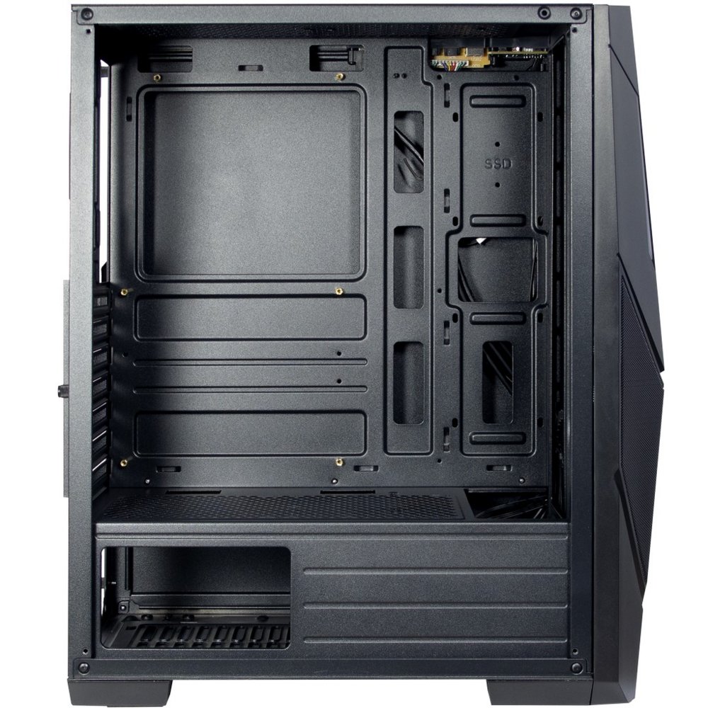 Inter-Tech IT-3303 Hornet RGB | Midi Tower Case | Zwart 5 Inter-Tech IT-3303 Hornet RGB | Midi Tower Case | Zwart - Afbeelding 5