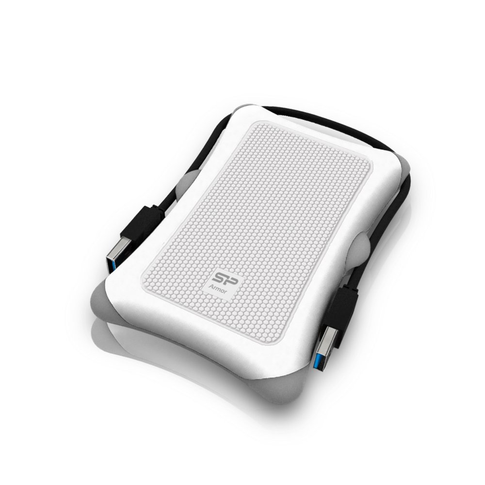 Silicon Power Armor A30 | 2TB Rugged Portable Hard Drive | Schokbestendig (MIL-STD-810G) | USB 3.2 Gen 1 (USB 3.0) | Wit/Grijs 1 Silicon Power Armor A30 | 2TB Rugged Portable Hard Drive | Schokbestendig (MIL-STD-810G) | USB 3.2 Gen 1 (USB 3.0) | Wit/Grijs