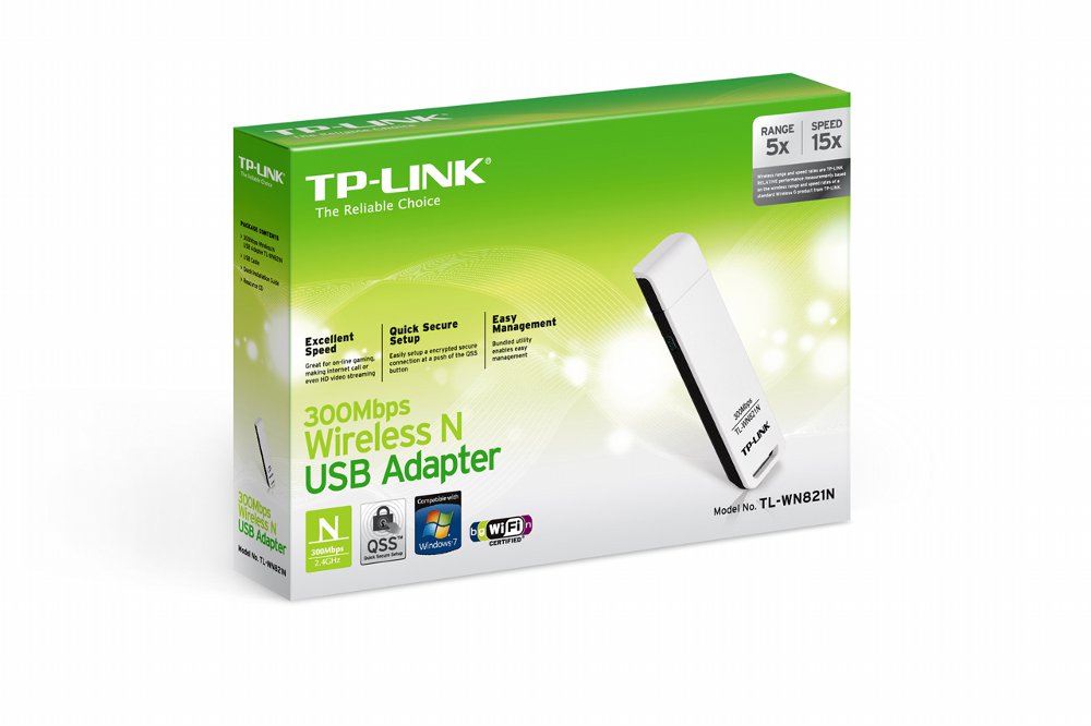 TP-Link TL-WN821N | Wi-Fi 4 USB Adapter | 300 Mbps | 2,4 GHz | USB 2.0 | Zwart 3 TP-Link TL-WN821N | Wi-Fi 4 USB Adapter | 300 Mbps | 2,4 GHz | USB 2.0 | Zwart - Afbeelding 3