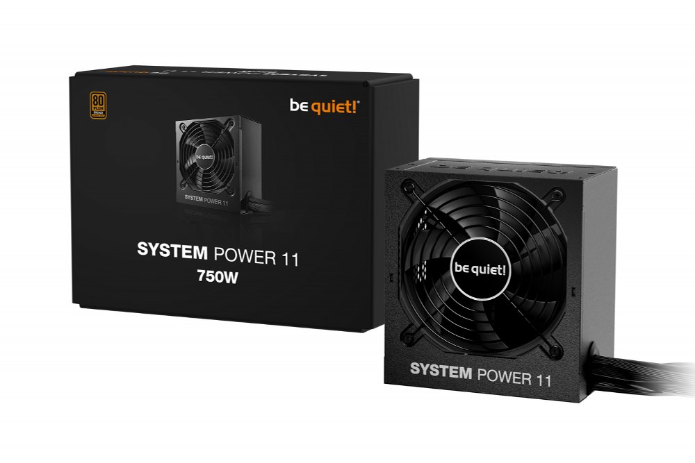 be quiet! System Power 11 750W | 750 Watt Bronze ATX PSU | Niet Modulair | Power Supply | Voeding 3 be quiet! System Power 11 750W | 750 Watt Bronze ATX PSU | Niet Modulair | Power Supply | Voeding - Afbeelding 3