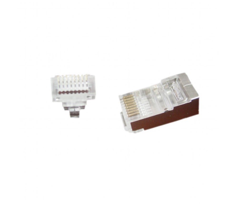 Gembird kabel-connector | RJ-45 | Bruin | Zilver | Transparant | LC-PTF-01/10 1 Gembird kabel-connector | RJ-45 | Bruin | Zilver | Transparant | LC-PTF-01/10