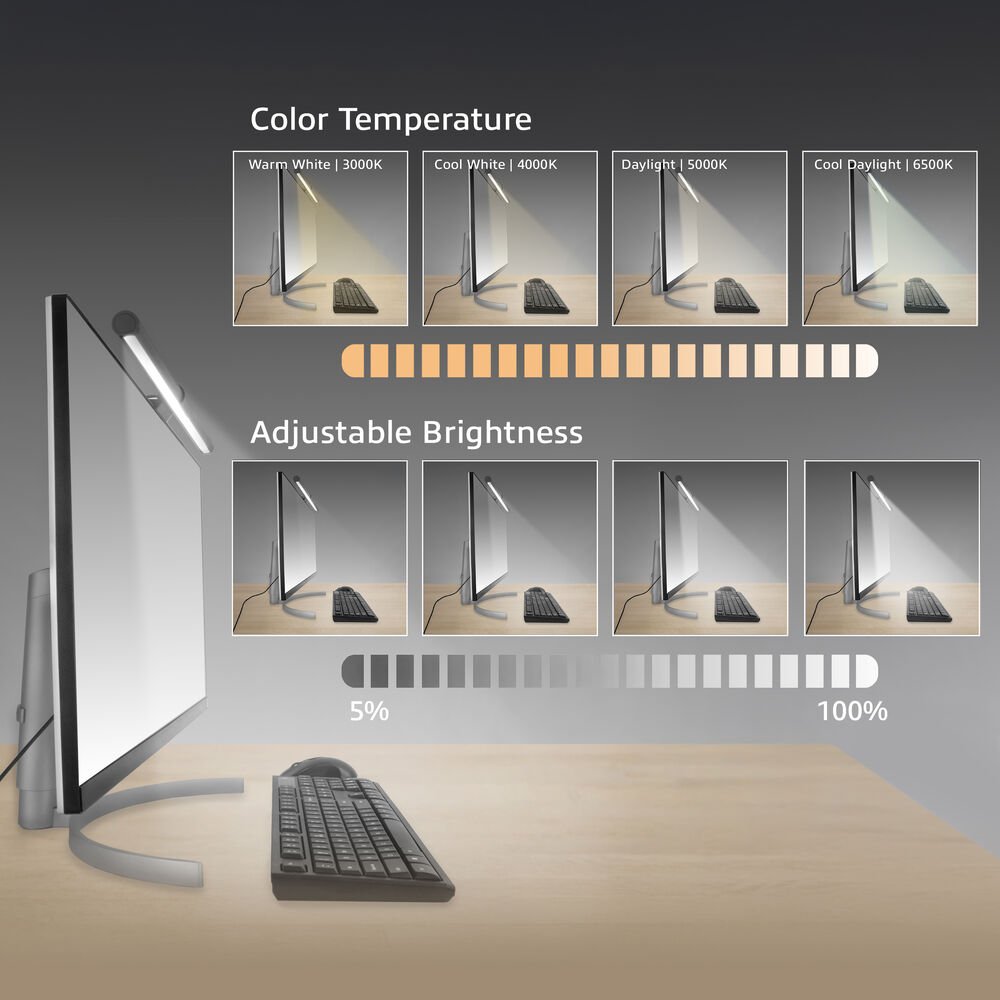 ACT AC8055 | Monitor LED-lamp | Dimbaar | Voeding via USB | OPEN BOX 6 ACT AC8055 | Monitor LED-lamp | Dimbaar | Voeding via USB | OPEN BOX - Afbeelding 6