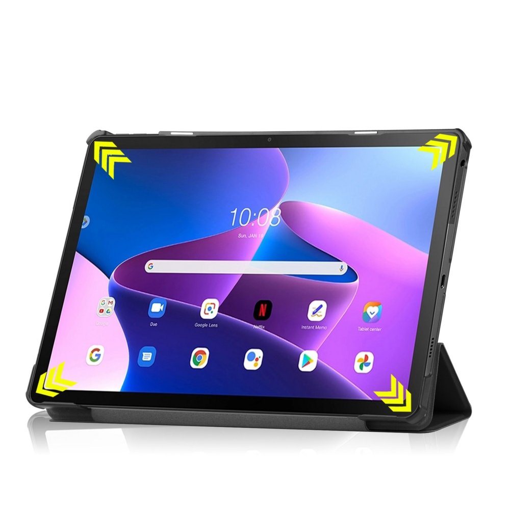 Lenovo Tab M10 Plus 10,6" Tri-Fold Book Case | Zwart 5 Lenovo Tab M10 Plus 10,6" Tri-Fold Book Case | Zwart - Afbeelding 5