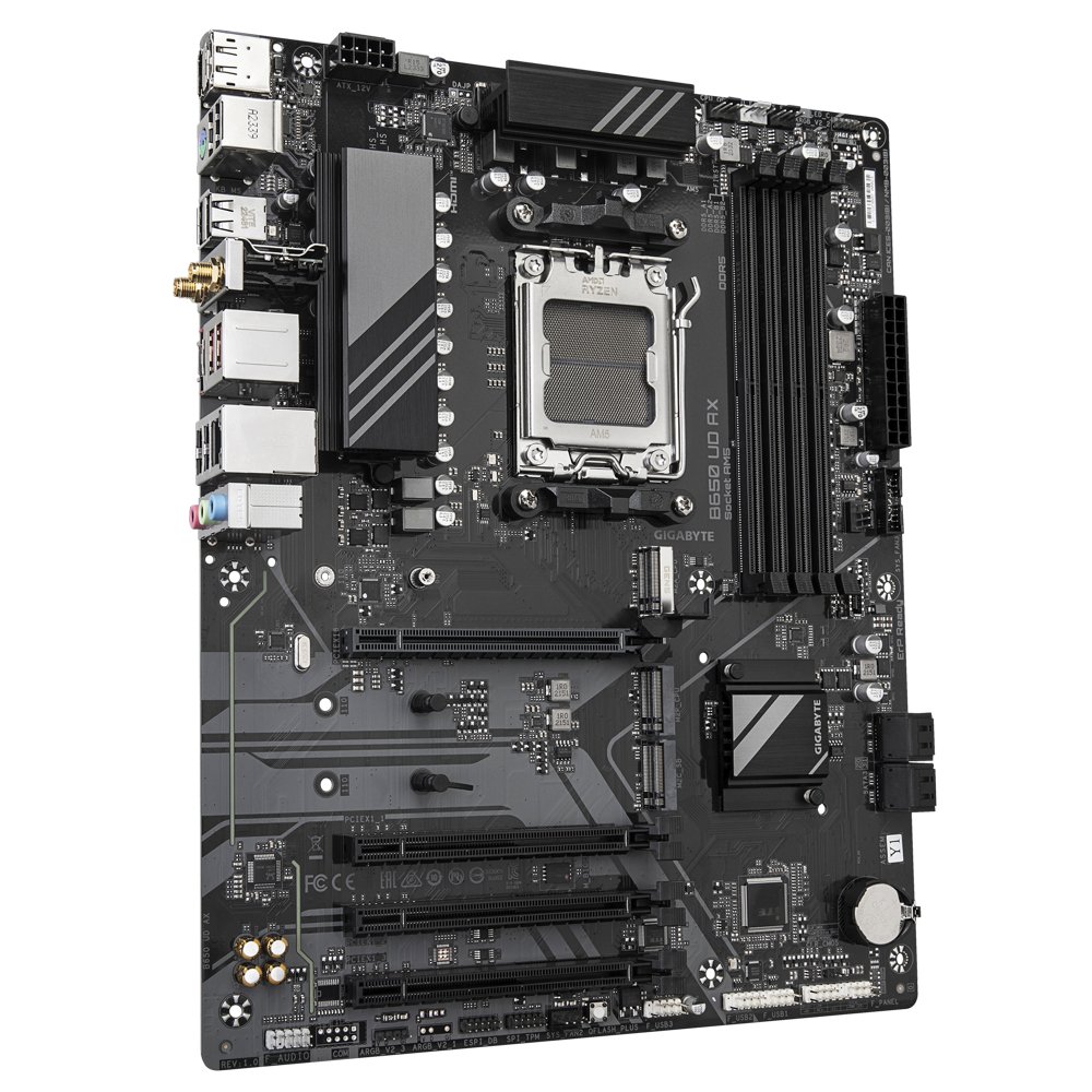 Gigabyte B650 UD AX | Socket AM5 | AMD B650 | 4xDDR5 | ATX | Moederbord 3 Gigabyte B650 UD AX | Socket AM5 | AMD B650 | 4xDDR5 | ATX | Moederbord - Afbeelding 3