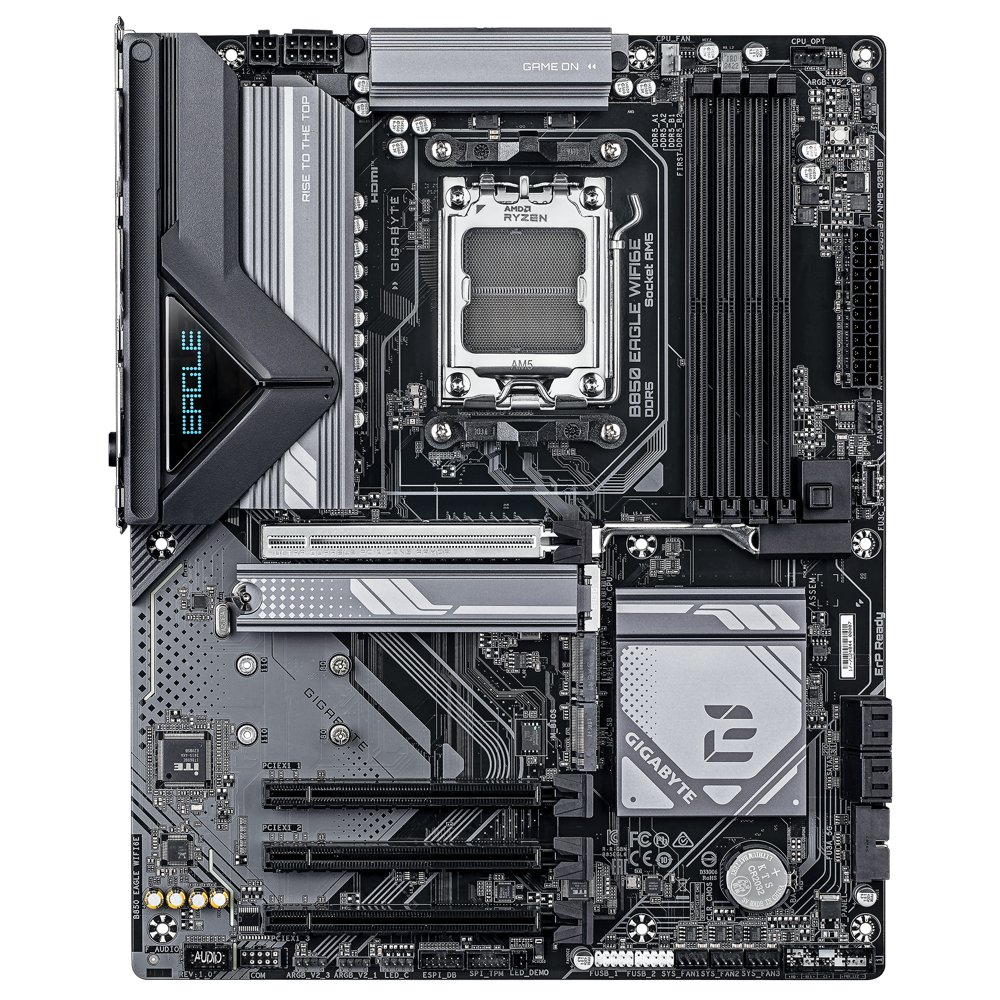 Gigabyte B850 EAGLE WIFI6E | Socket AM5 | AMD B850 | 4xDDR5 | ATX | Moederbord 2 Gigabyte B850 EAGLE WIFI6E | Socket AM5 | AMD B850 | 4xDDR5 | ATX | Moederbord - Afbeelding 2