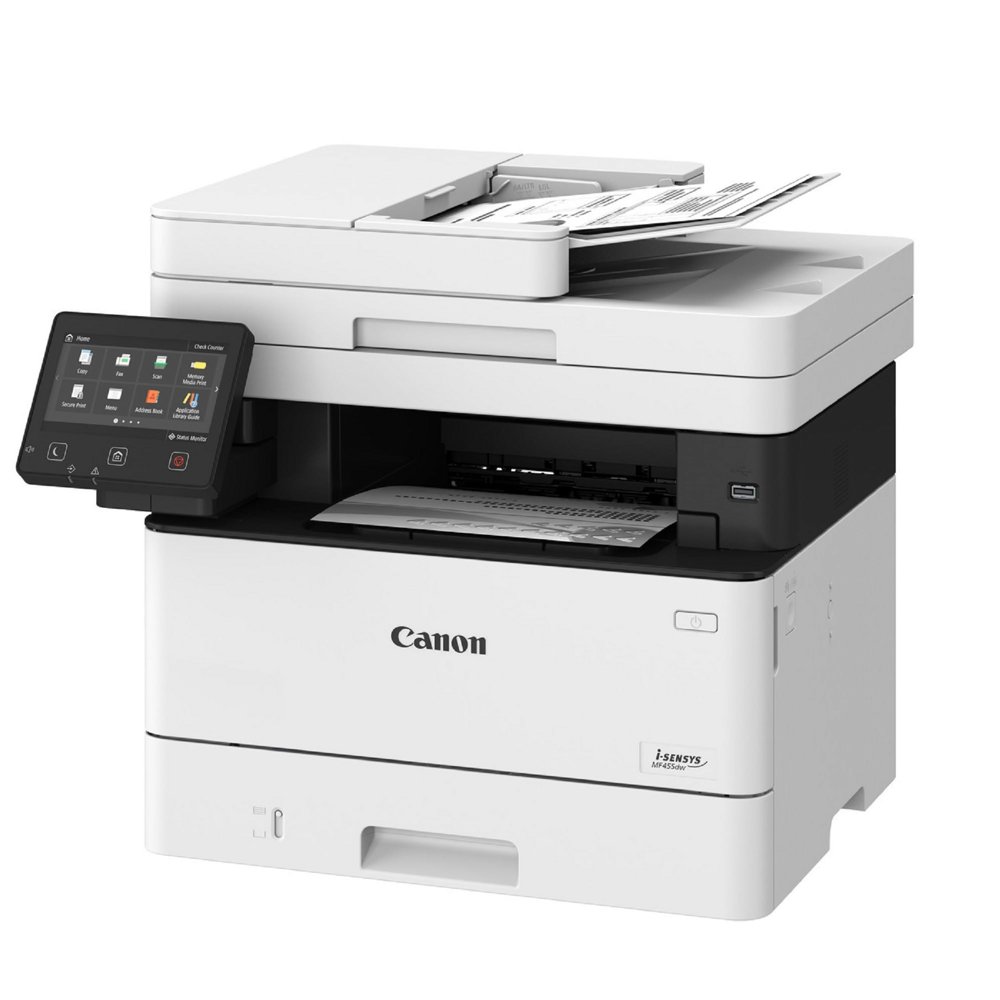 Canon i-SENSYS MF455dw | All-in-One Laserprinter | A4 | 1200 x 1200 DPI | 38 ppm | Wi-Fi | Zwart/Wit 1 Canon i-SENSYS MF455dw | All-in-One Laserprinter | A4 | 1200 x 1200 DPI | 38 ppm | Wi-Fi | Zwart/Wit
