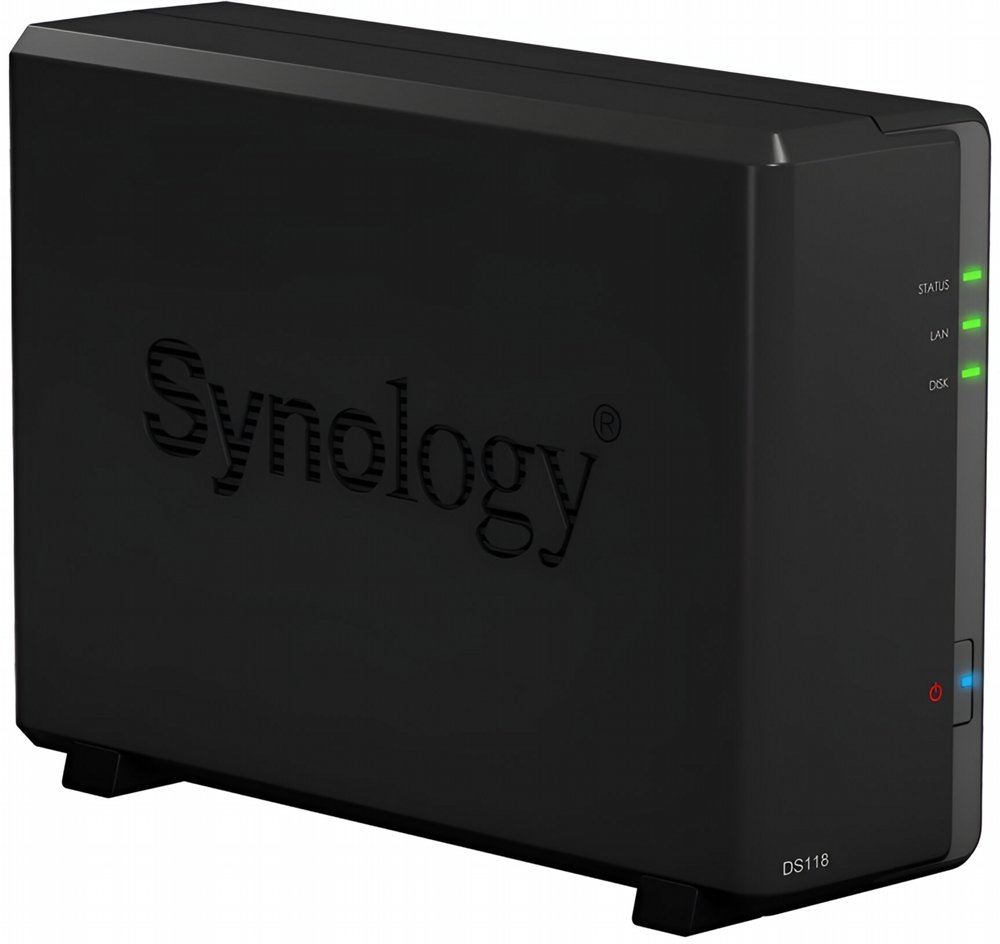 Synology DiskStation DS118 NAS 2TB | 1 Drive Bay | Inclusief 2TB HDD | 1x Gigabit Ethernet | Zwart 3 Synology DiskStation DS118 NAS 2TB | 1 Drive Bay | Inclusief 2TB HDD | 1x Gigabit Ethernet | Zwart - Afbeelding 3