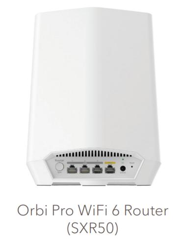 Netgear Orbi Pro (Router) | Tri-band WiFi 6 Mesh Router | Gigabit Ethernet | AX5400 3 Netgear Orbi Pro (Router) | Tri-band WiFi 6 Mesh Router | Gigabit Ethernet | AX5400 - Afbeelding 3