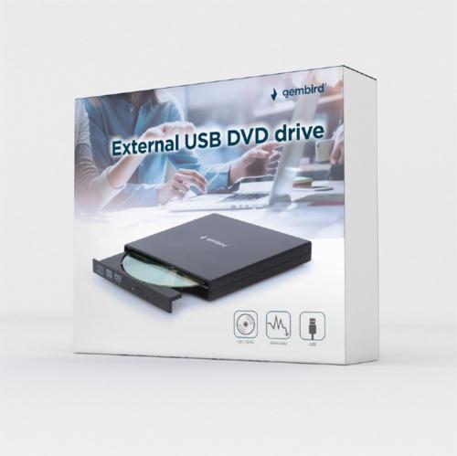 Gembird DVD-USB-04 Extern DVD±RW-station | Aansluiting: USB 6 Gembird DVD-USB-04 Extern DVD±RW-station | Aansluiting: USB - Afbeelding 6
