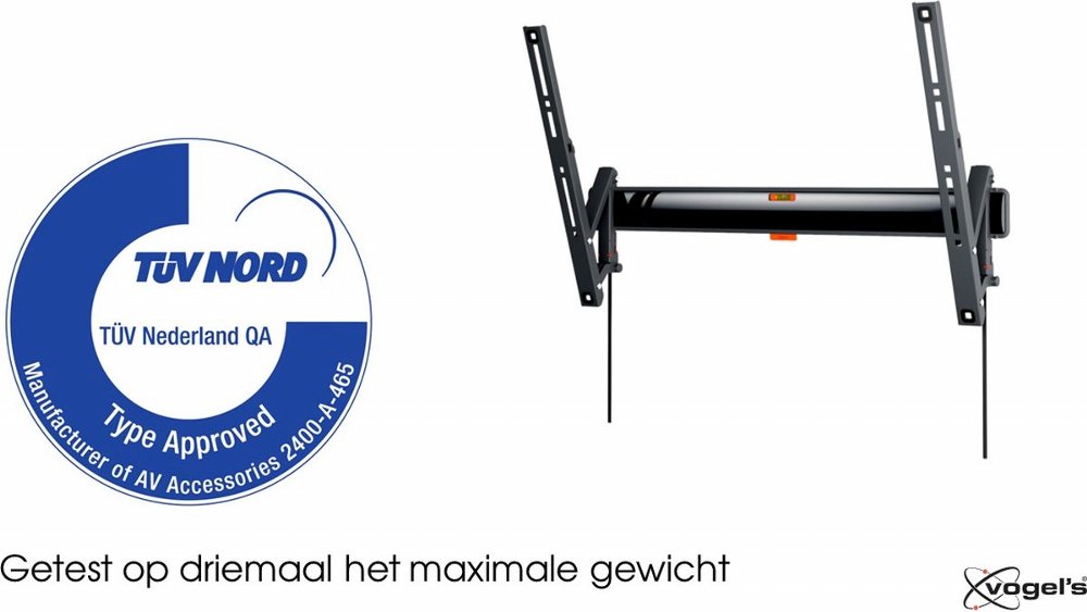Vogel's TVM3615 | Kantelbare TV-beugel | 40-77" | max 35kg | VESA 600x400 6 Vogel's TVM3615 | Kantelbare TV-beugel | 40-77" | max 35kg | VESA 600x400 - Afbeelding 6