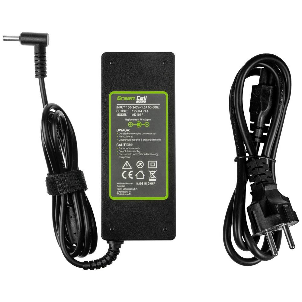 Green Cell GC-AD105P Laptopadapter | 90W 19V 4.74A 2 Green Cell GC-AD105P Laptopadapter | 90W 19V 4.74A - Afbeelding 2
