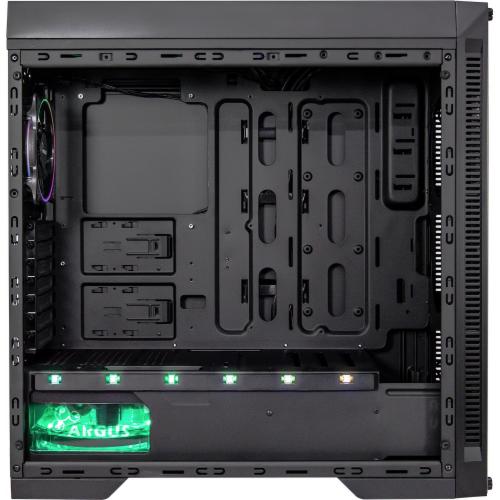 Inter-Tech X-908 Infini2 | Infinity Mirror | Tower Case | USB-C | Zwart 6 Inter-Tech X-908 Infini2 | Infinity Mirror | Tower Case | USB-C | Zwart - Afbeelding 6