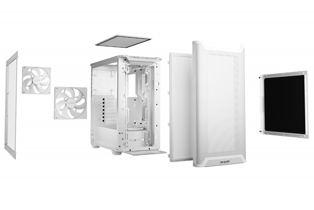 be quiet! PURE BASE 501 Airflow Window | Midi Tower Case | Wit 6 be quiet! PURE BASE 501 Airflow Window | Midi Tower Case | Wit - Afbeelding 6
