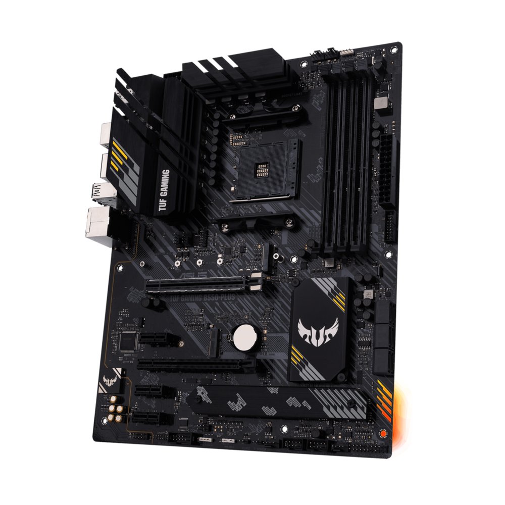 ASUS TUF Gaming B550-PLUS | Socket AM4 | AMD B550 | 4xDDR4 | Micro-ATX | Moederbord 4 ASUS TUF Gaming B550-PLUS | Socket AM4 | AMD B550 | 4xDDR4 | Micro-ATX | Moederbord - Afbeelding 4