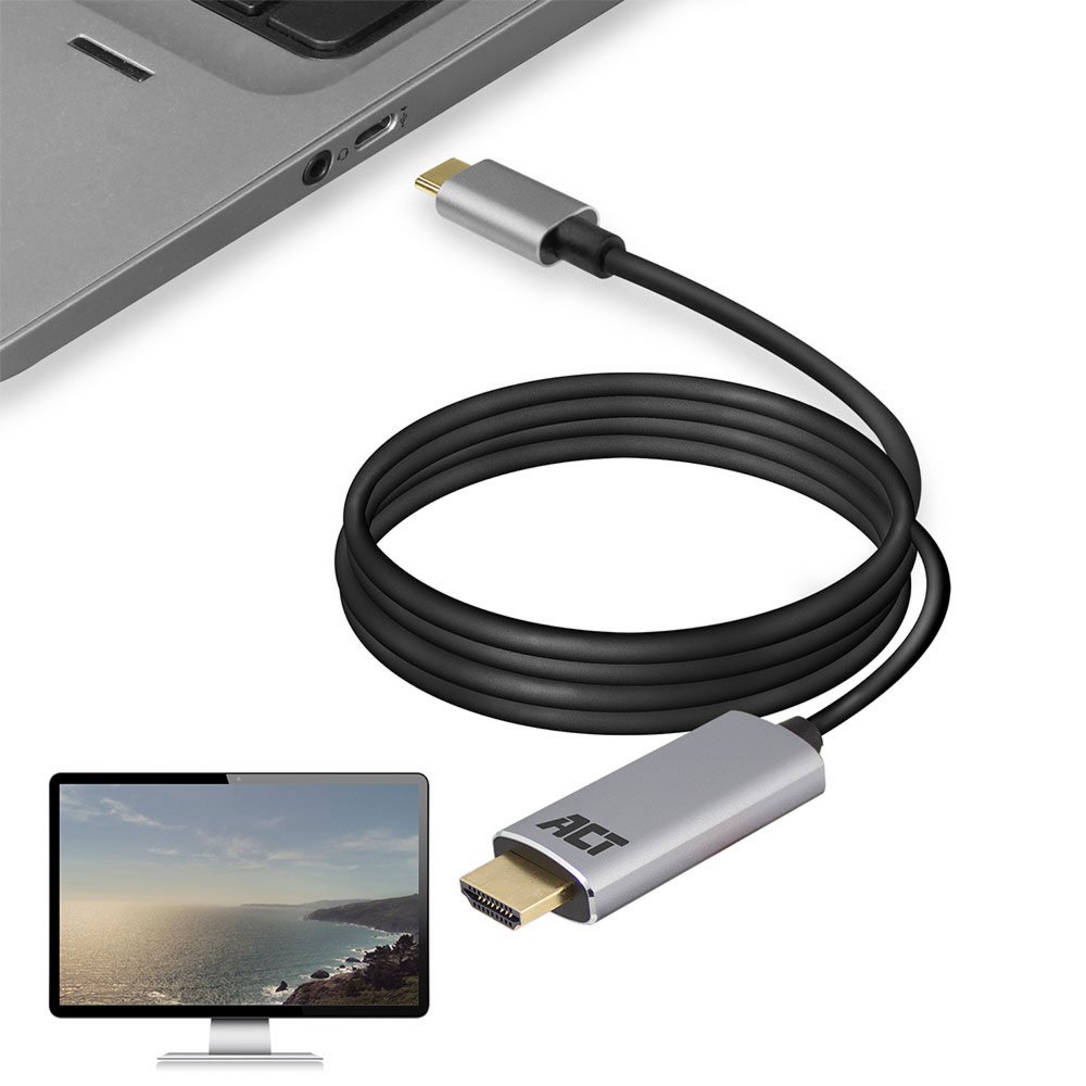 ACT AC7015 | USB-C naar HDMI kabel | 1,8 meter 2 8 meter