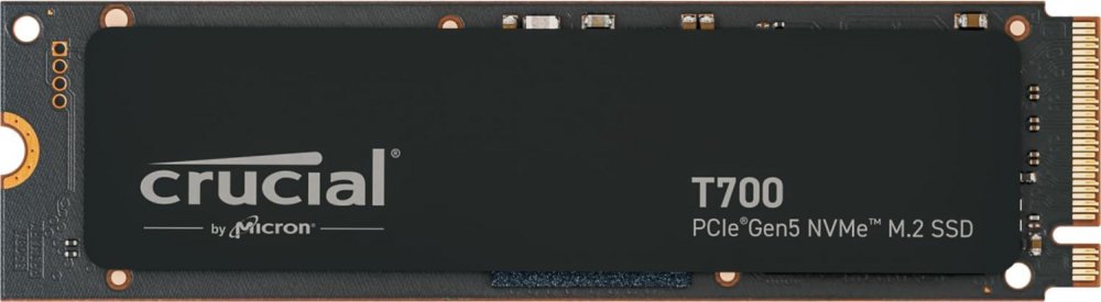 Crucial T700 | 1TB NVMe SSD | M.2 Gen5 | 11.700MB/s Lezen | 9.500MB/s Schrijven 1 Crucial T700 | 1TB NVMe SSD | M.2 Gen5 | 11.700MB/s Lezen | 9.500MB/s Schrijven